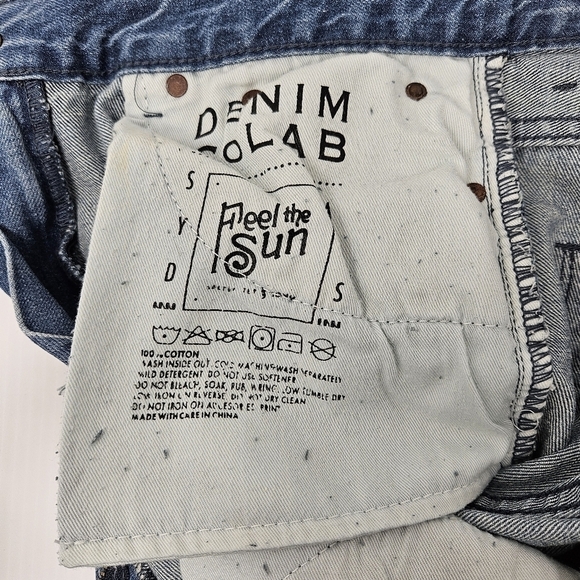 Denim Colab Jeans Womens Size 10 Merewether Slim Moon Blue NWT Saltwater Song - Picture 13 of 16
